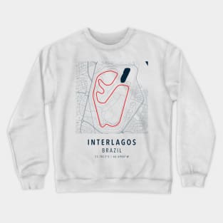 interlagos simple track Crewneck Sweatshirt